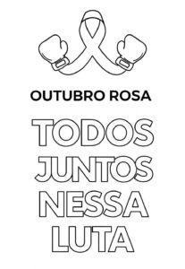 Desenho de Outubro Rosa Desenho Colorir Imprimir 09