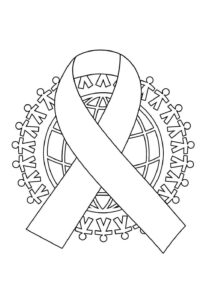 Desenho de Outubro Rosa Desenho Colorir Imprimir 12