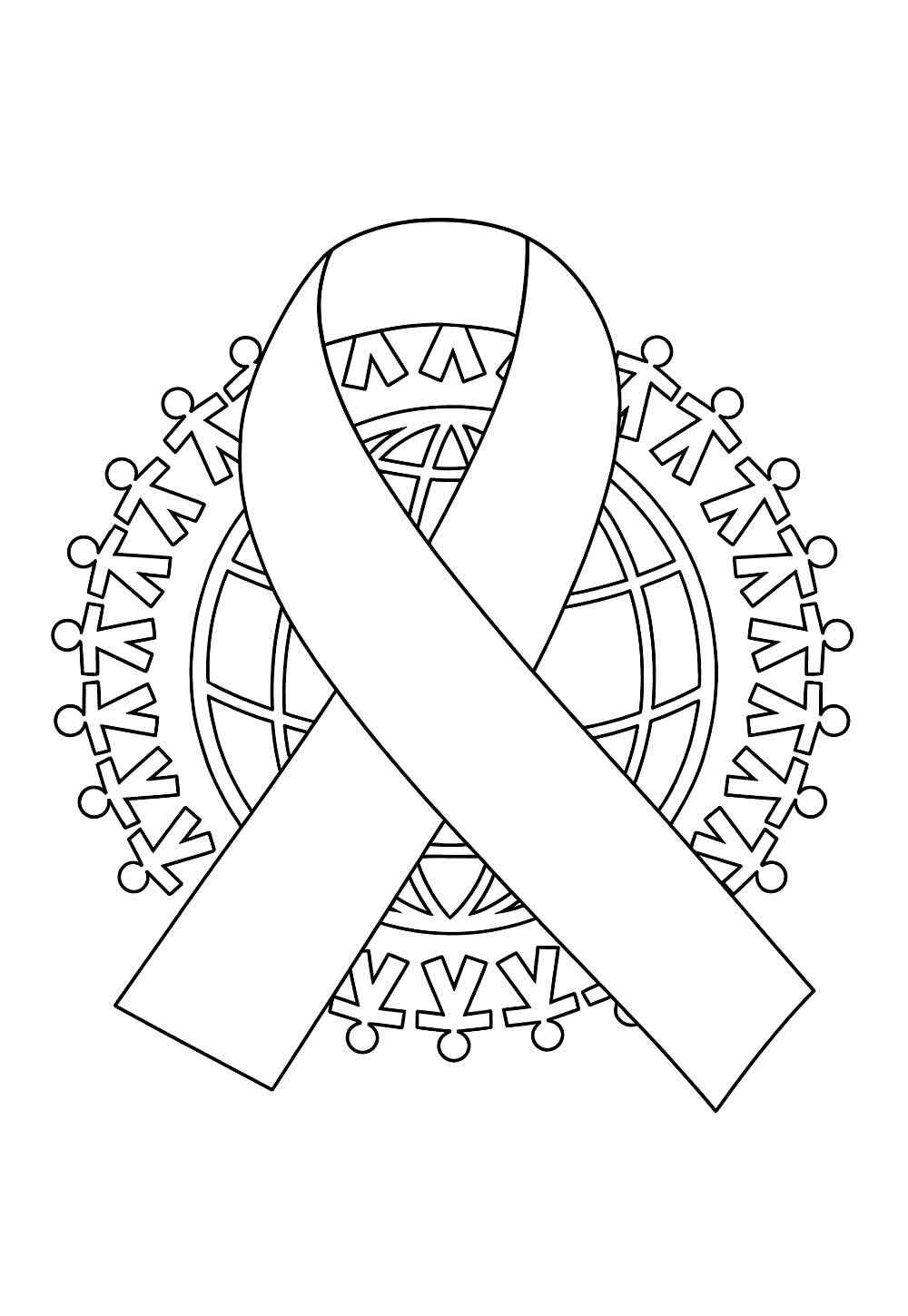 Desenho de Outubro Rosa Desenho Colorir Imprimir 12