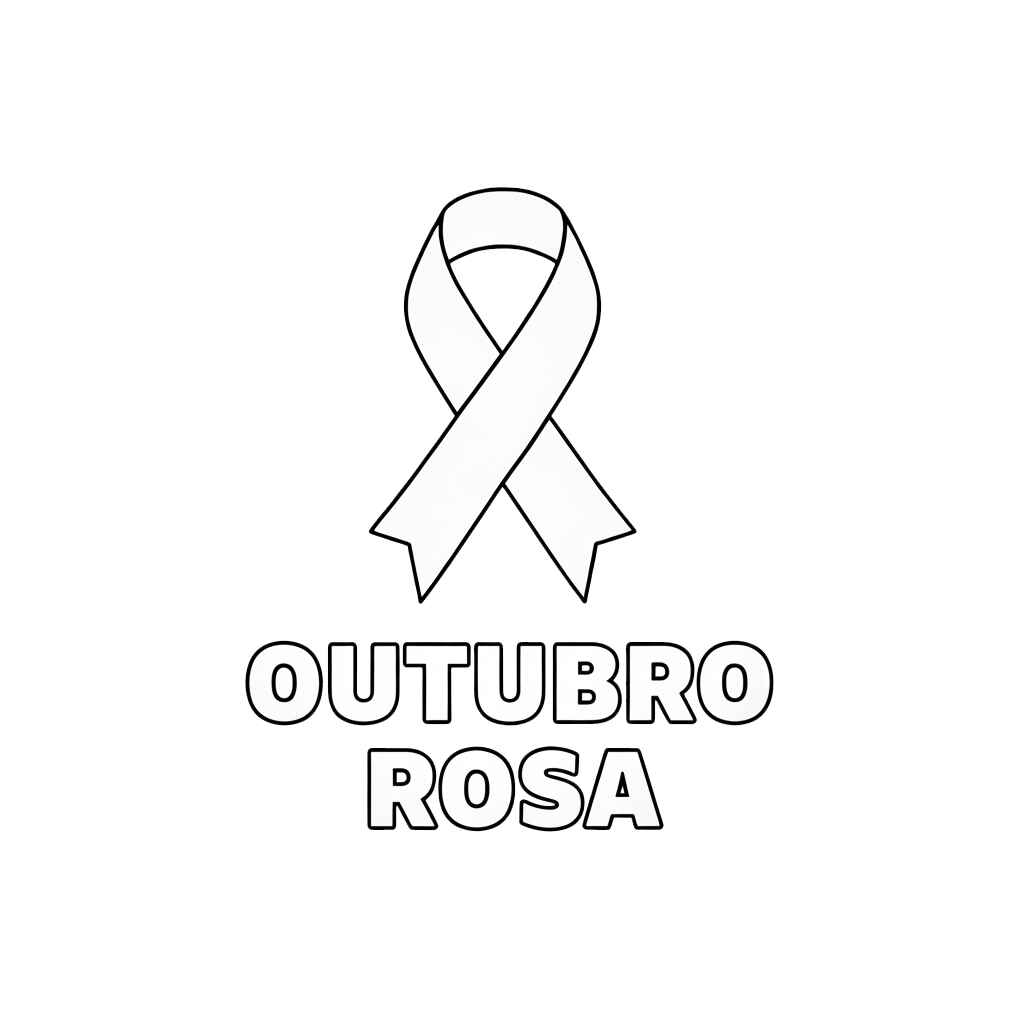 Outubro Rosa Desenho Colorir Imprimir 15