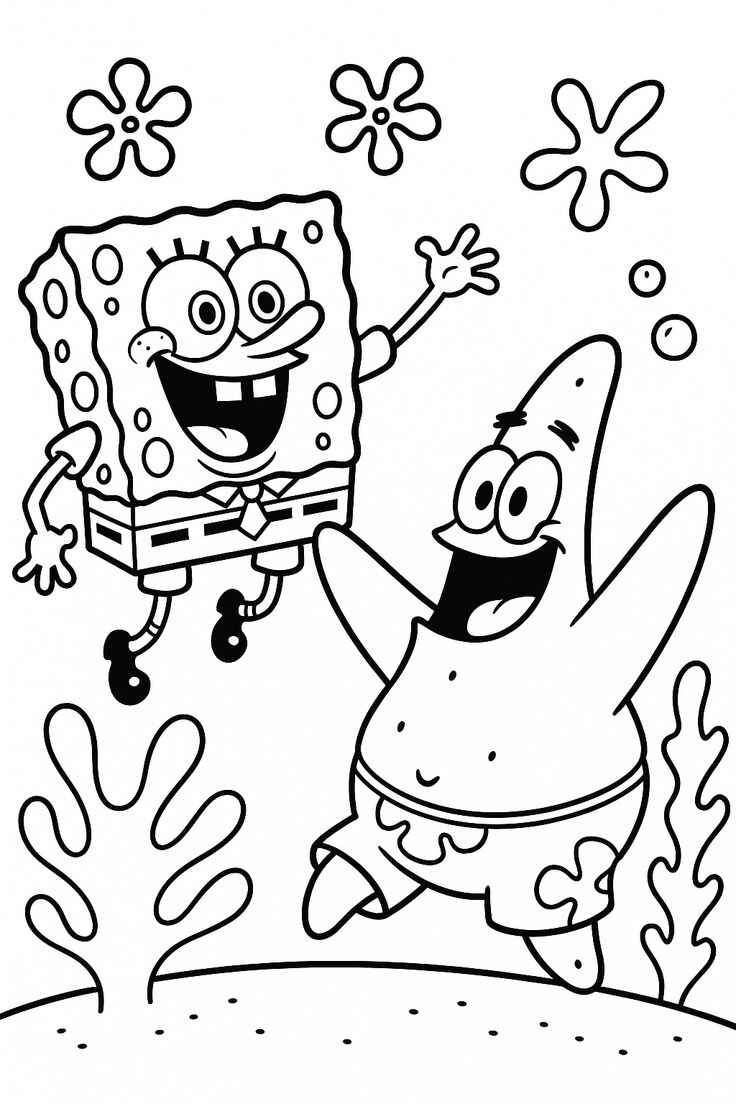 Desenho de Patrick Estrela Desenho Colorir Imprimir 05