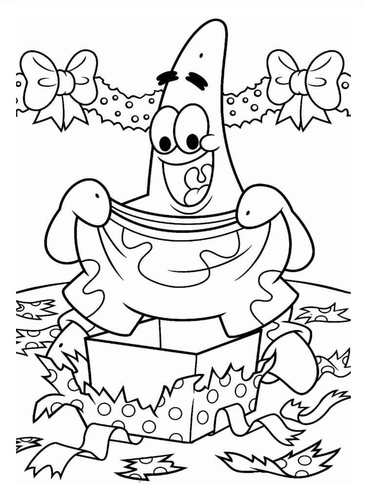 Desenho de Patrick Estrela Desenho Colorir Imprimir 13