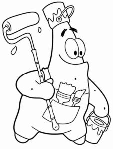 Desenho de Patrick Estrela Desenho Colorir Imprimir 19