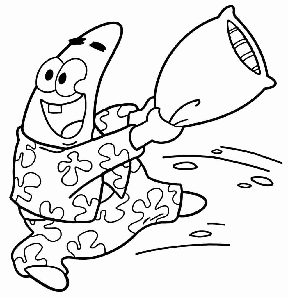 Desenho de Patrick Estrela Desenho Colorir Imprimir 20