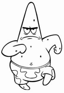 Desenho de Patrick Estrela Desenho Colorir Imprimir 22