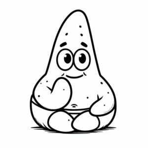 Desenho de Patrick Estrela Desenho Colorir Imprimir 27