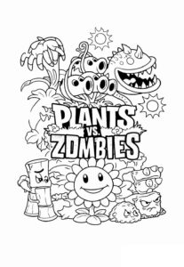 Desenho de Plants Vs Zombies Desenho Colorir Imprimir 12