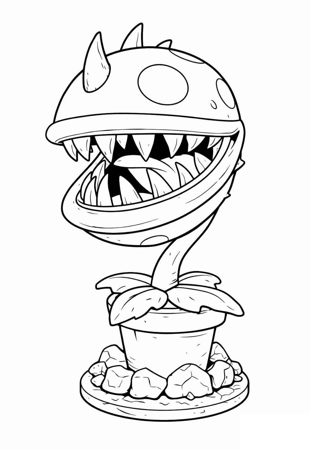 Desenho de Plants Vs Zombies Desenho Colorir Imprimir 15