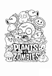 Desenho de Plants Vs Zombies Desenho Colorir Imprimir 22