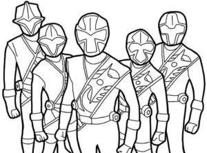 Desenho de Power Rangers Desenho Colorir Imprimir 13