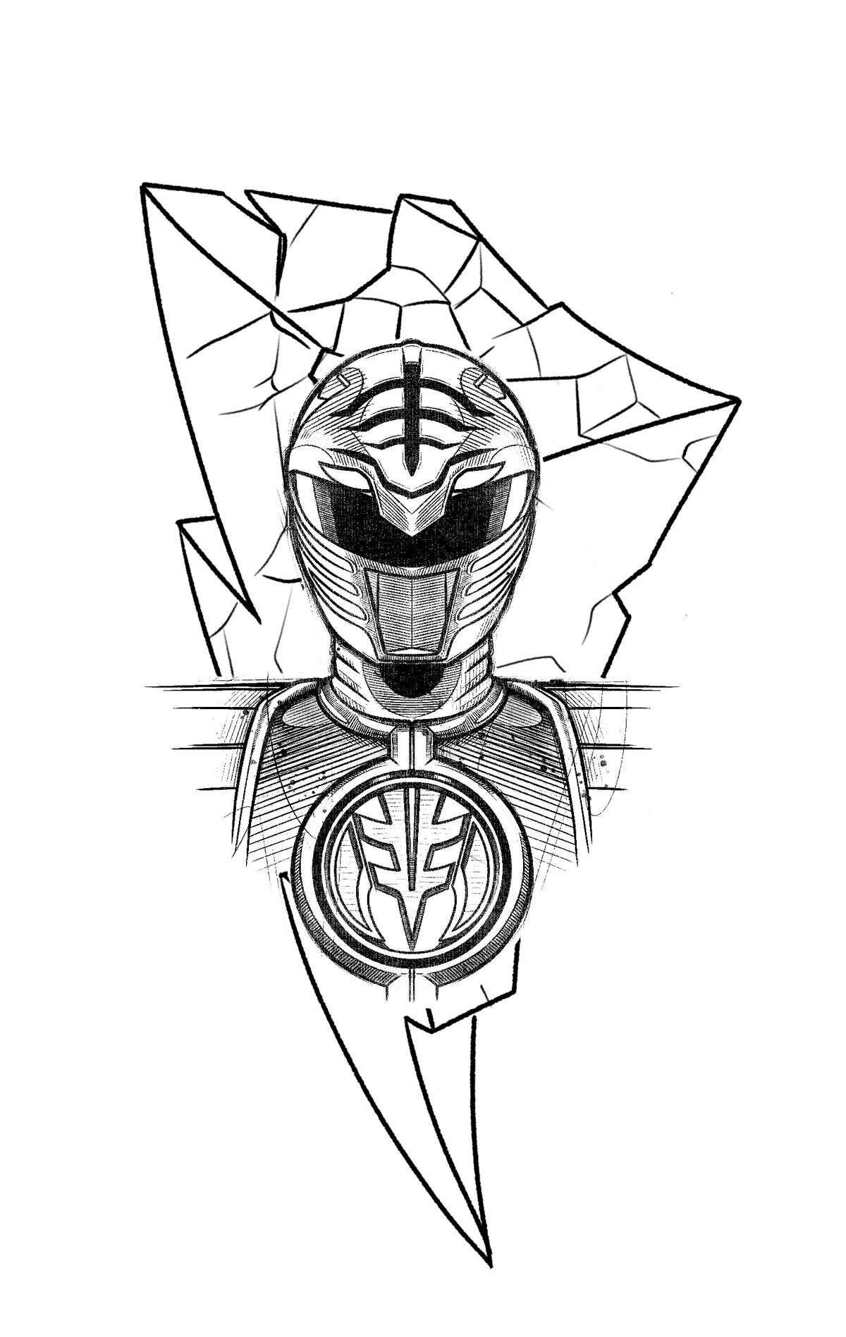 Power Rangers Desenho Colorir Imprimir 16