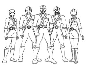 Desenho de Power Rangers Desenho Colorir Imprimir 17