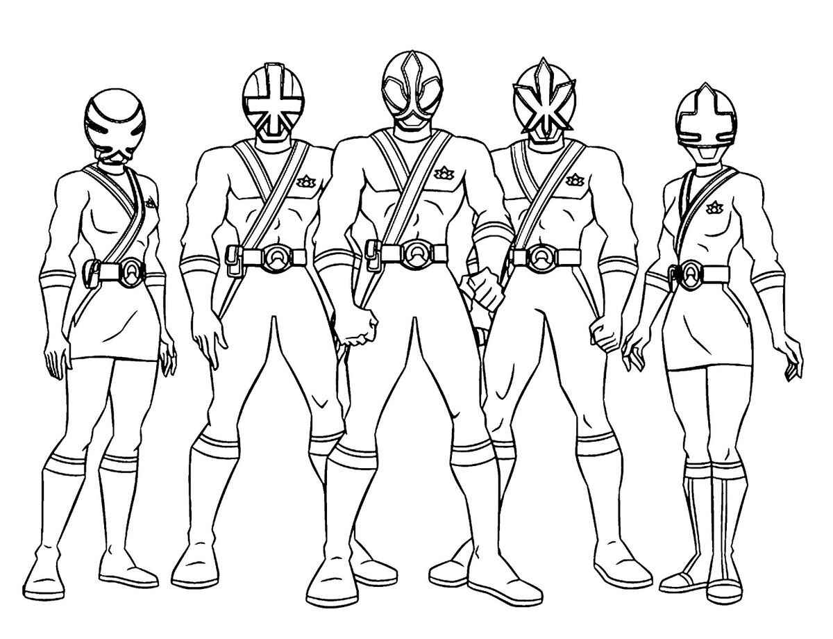 Desenho de Power Rangers Desenho Colorir Imprimir 17