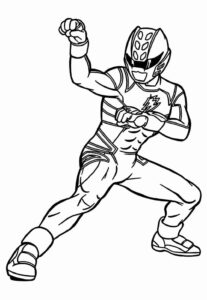 Desenho de Power Rangers Desenho Colorir Imprimir 24