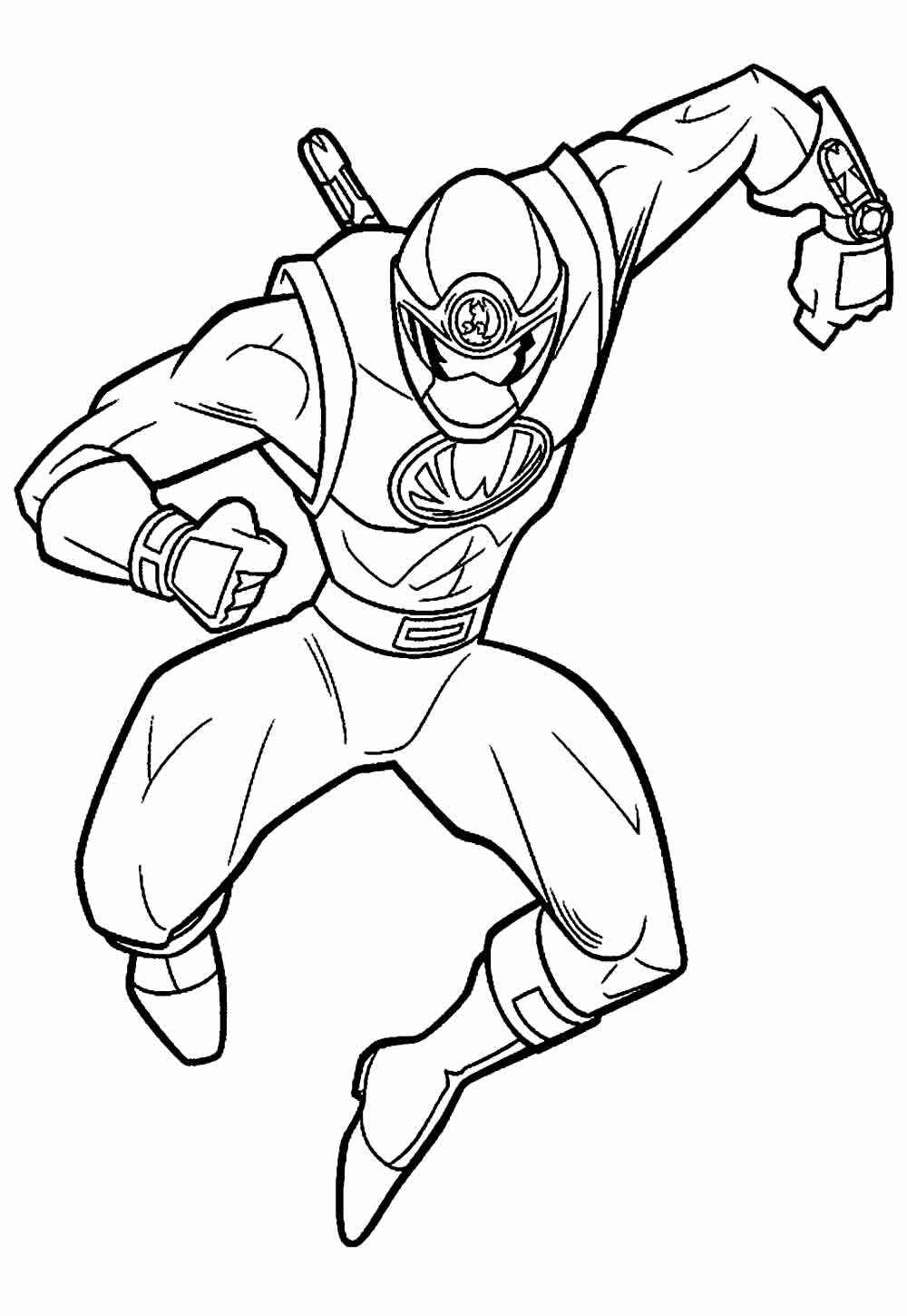 Desenho de Power Rangers Desenho Colorir Imprimir 25