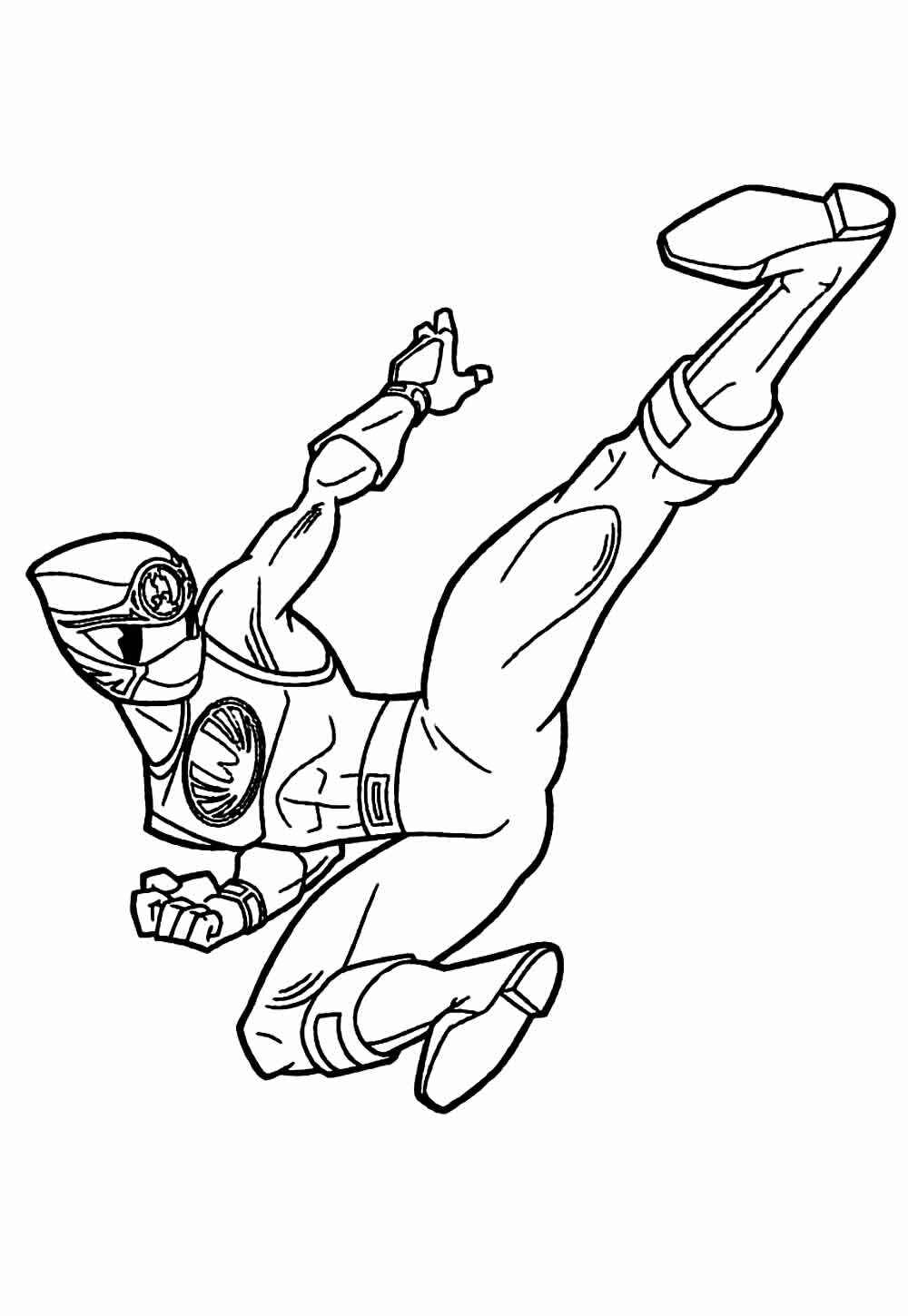 Desenho de Power Rangers Desenho Colorir Imprimir 27