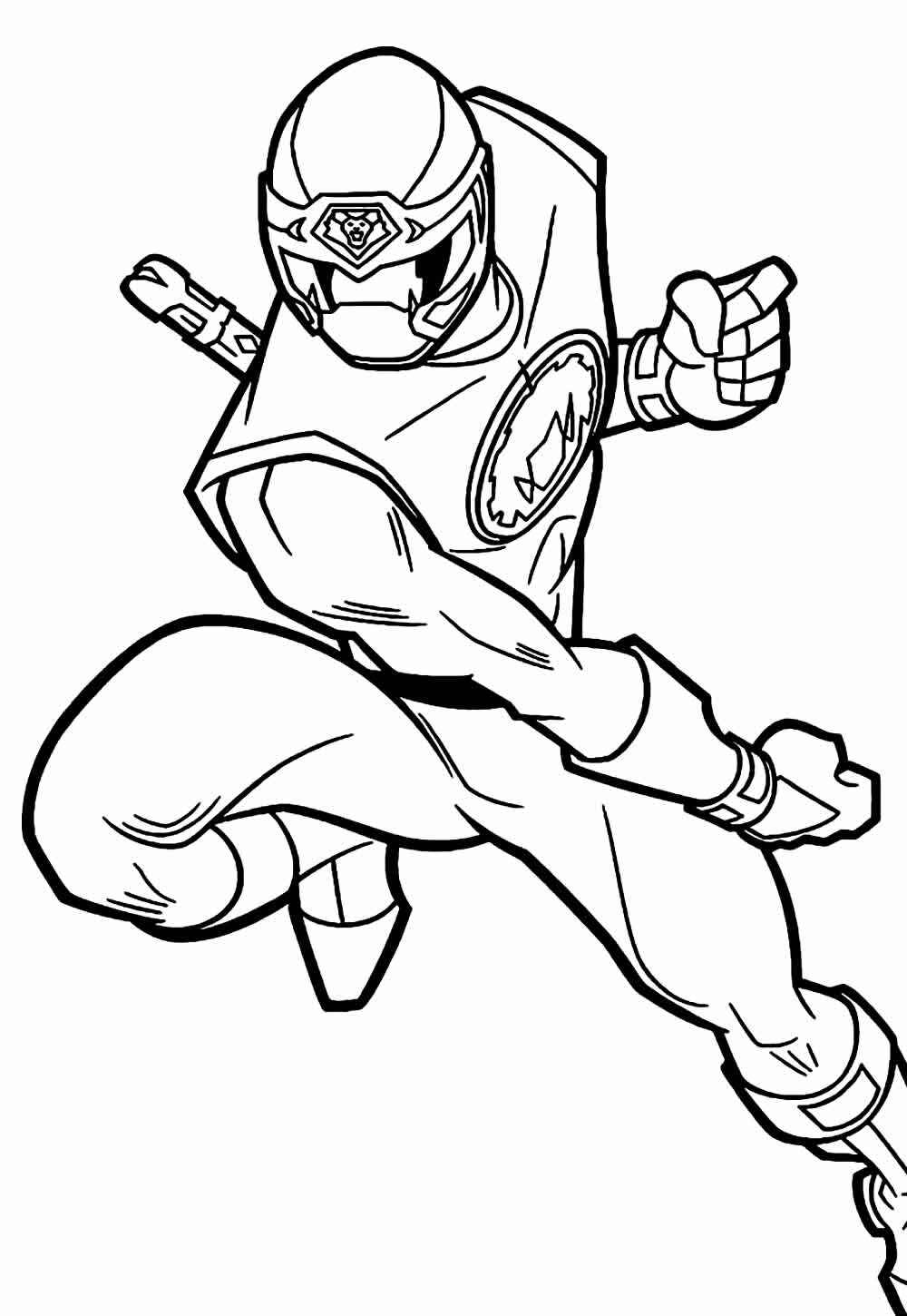 Desenho de Power Rangers Desenho Colorir Imprimir 28