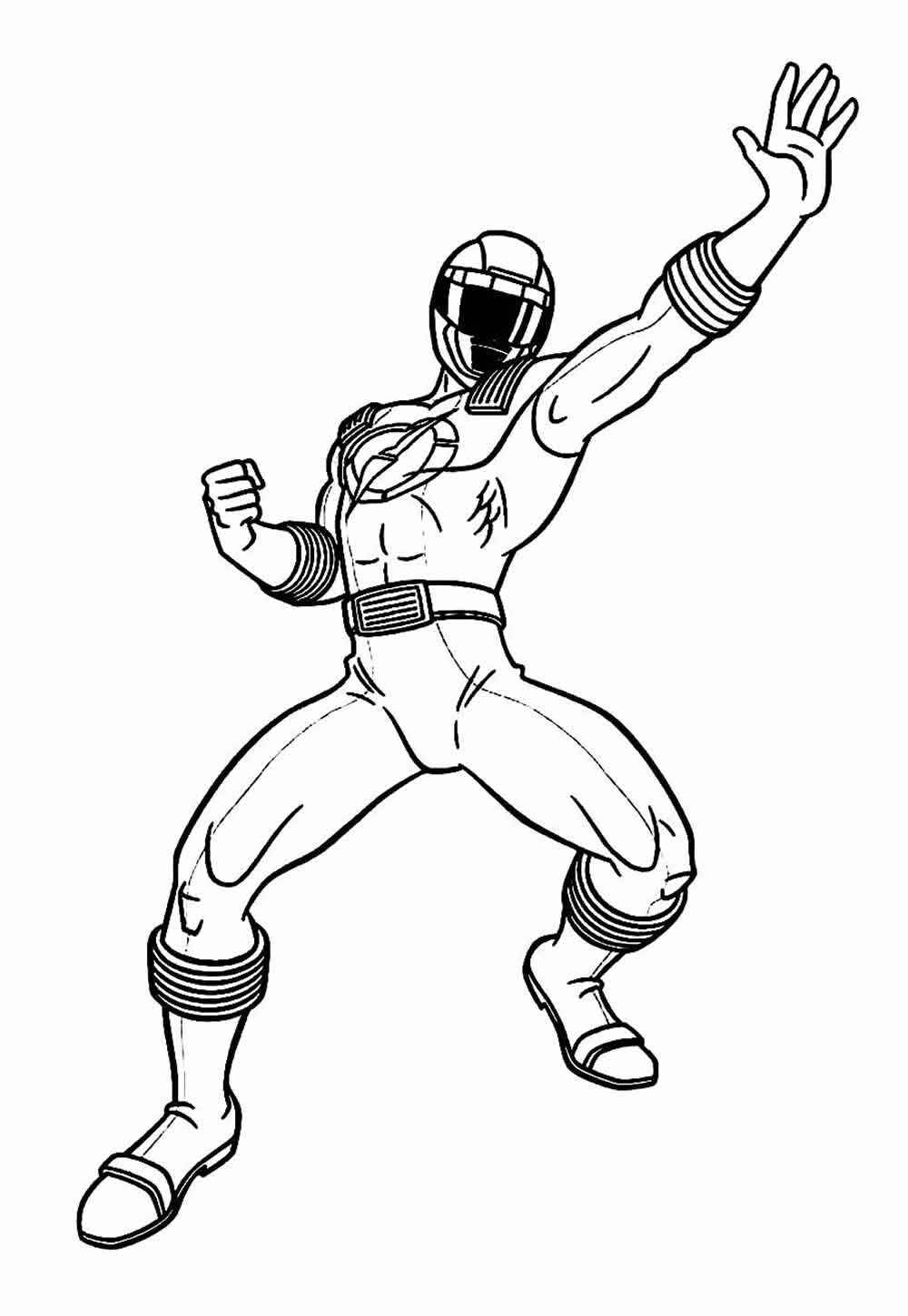Desenho de Power Rangers Desenho Colorir Imprimir 29