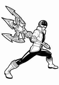 Desenho de Power Rangers Desenho Colorir Imprimir 30