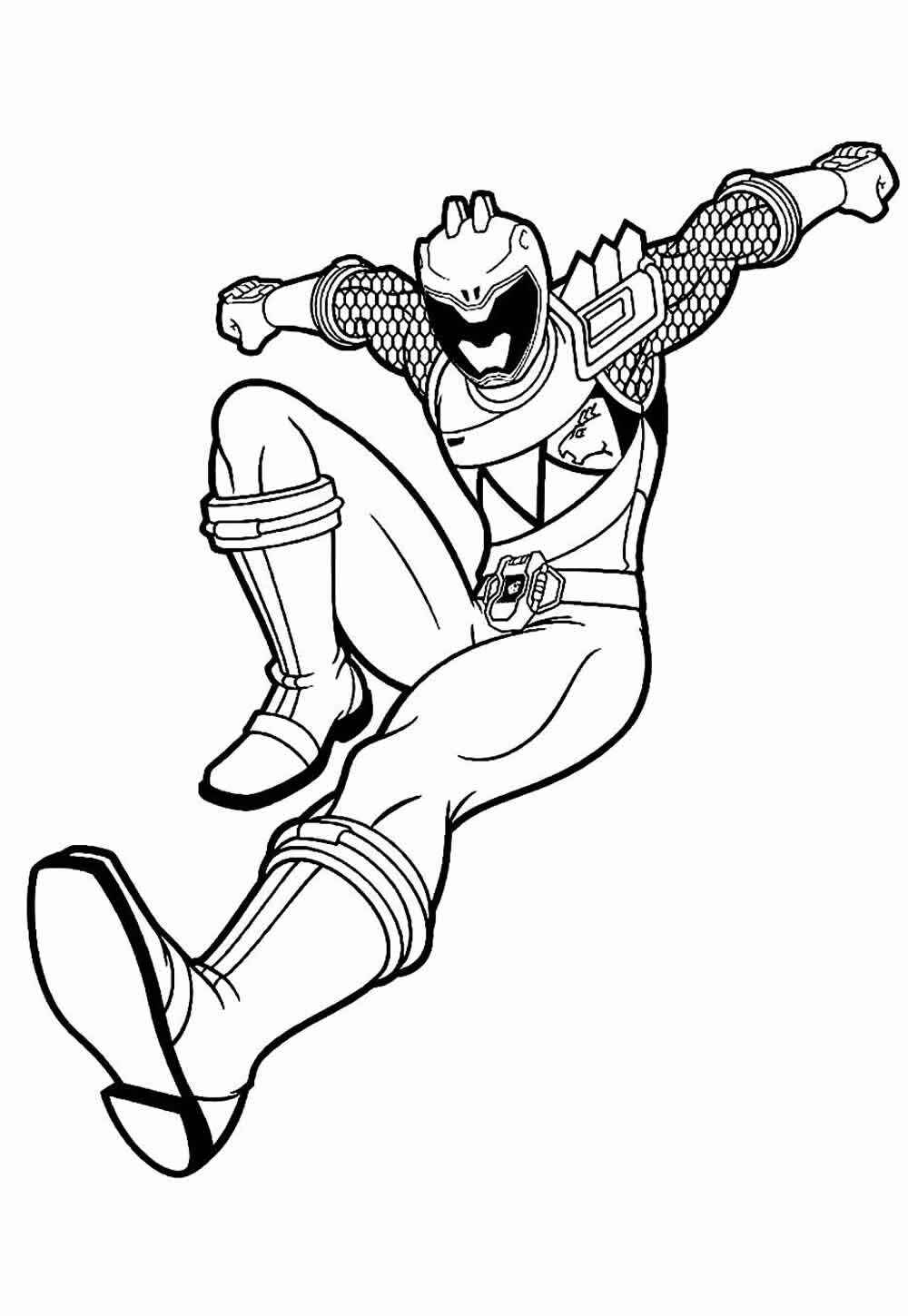 Desenho de Power Rangers Desenho Colorir Imprimir 31