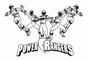 Desenho de Power Rangers Desenho Colorir Imprimir 32