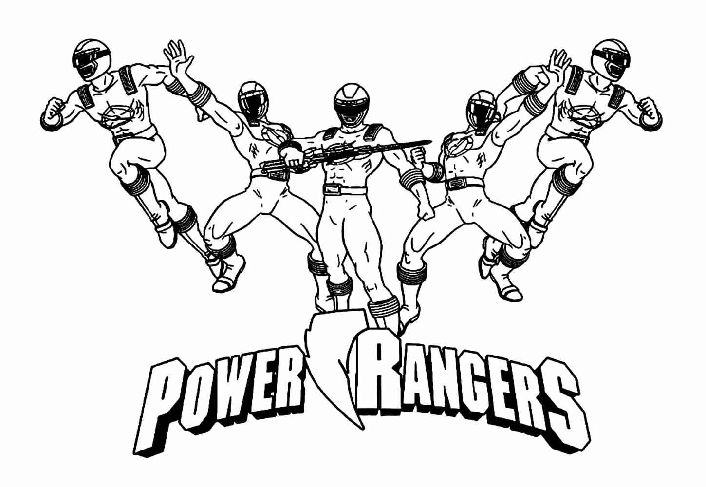 Desenho de Power Rangers Desenho Colorir Imprimir 32