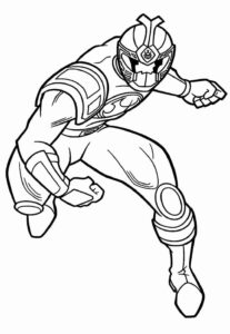 Desenho de Power Rangers Desenho Colorir Imprimir 34