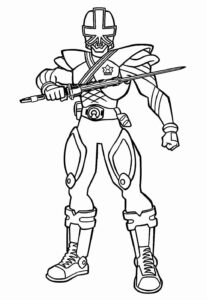 Desenho de Power Rangers Desenho Colorir Imprimir 35