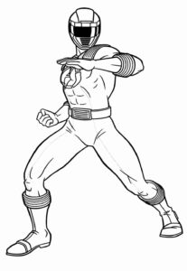 Desenho de Power Rangers Desenho Colorir Imprimir 36