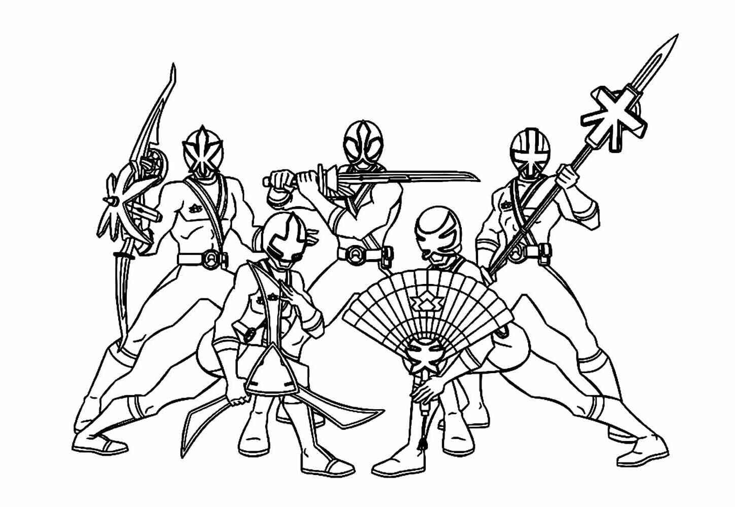 Desenho de Power Rangers Desenho Colorir Imprimir 37