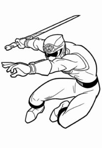 Desenho de Power Rangers Desenho Colorir Imprimir 40