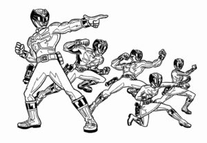 Desenho de Power Rangers Desenho Colorir Imprimir 44