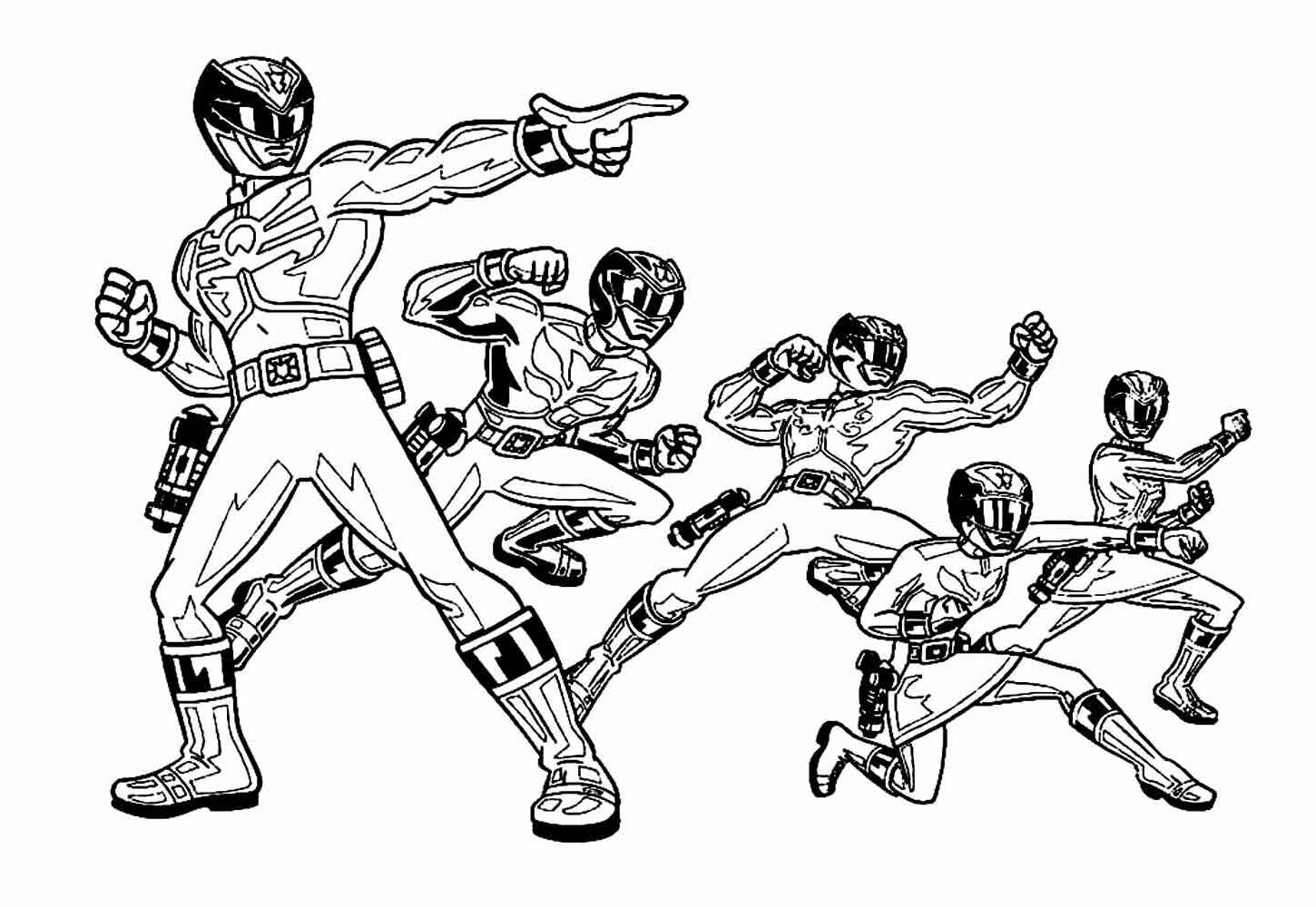 Desenho de Power Rangers Desenho Colorir Imprimir 44