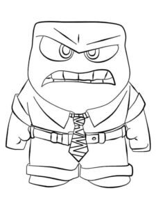 Desenho de Raiva Divertidamente Desenho Colorir Imprimir 04