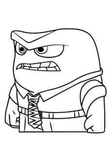 Desenho de Raiva Divertidamente Desenho Colorir Imprimir 10