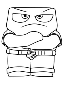 Desenho de Raiva Divertidamente Desenho Colorir Imprimir 12