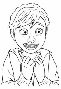 Desenho de Riley Divertidamente Desenho Colorir Imprimir 01