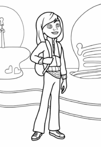 Desenho de Riley Divertidamente Desenho Colorir Imprimir 08