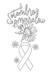 Desenho de Setembro Amarelo Desenho Colorir Imprimir 01