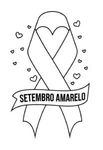 Desenho de Setembro Amarelo Desenho Colorir Imprimir 07