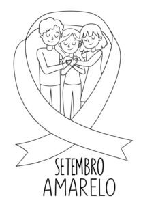 Desenho de Setembro Amarelo Desenho Colorir Imprimir 10