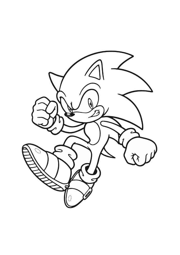 Desenho de Sonics Desenho Colorir Imprimir 03