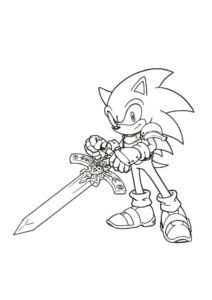 Desenho de Sonics Desenho Colorir Imprimir 04
