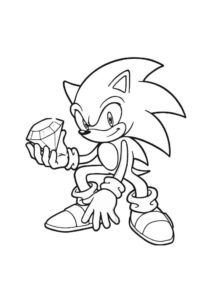 Desenho de Sonics Desenho Colorir Imprimir 06
