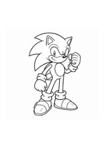 Desenho de Sonics Desenho Colorir Imprimir 08
