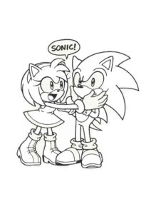 Desenho de Sonics Desenho Colorir Imprimir 11