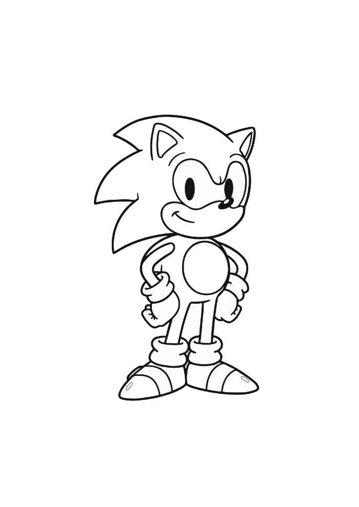Desenho de Sonics Desenho Colorir Imprimir 13