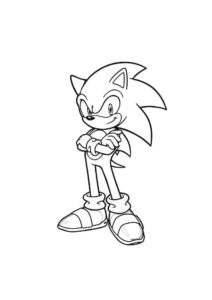 Desenho de Sonics Desenho Colorir Imprimir 15