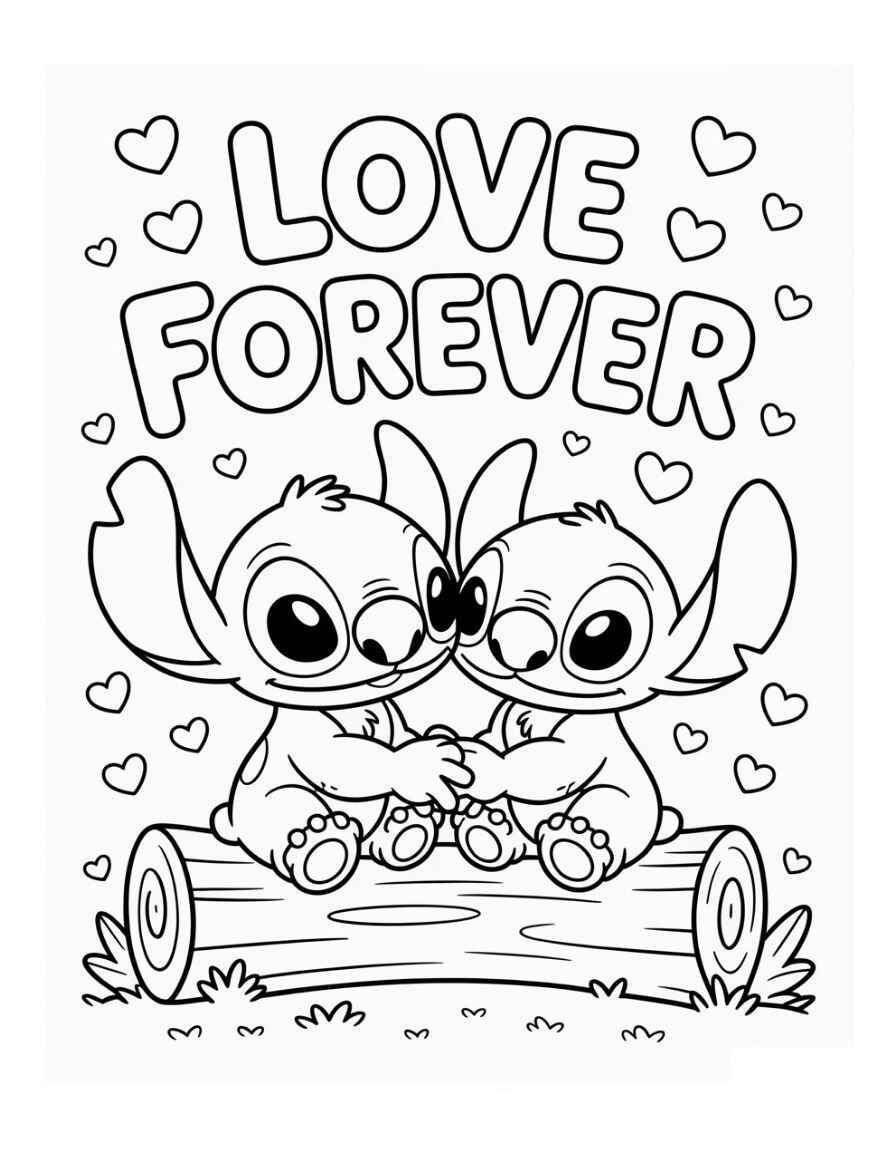 Stitch Angel Desenho Colorir Imprimir 22