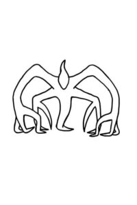 Desenho de Stranger Things Desenho Colorir Imprimir 01